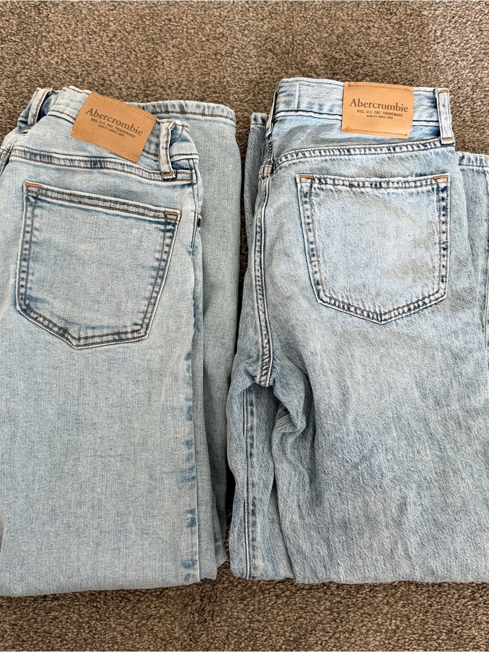 Boys Abercrombie Kids 13/14 Straight and Loose Jean Pack